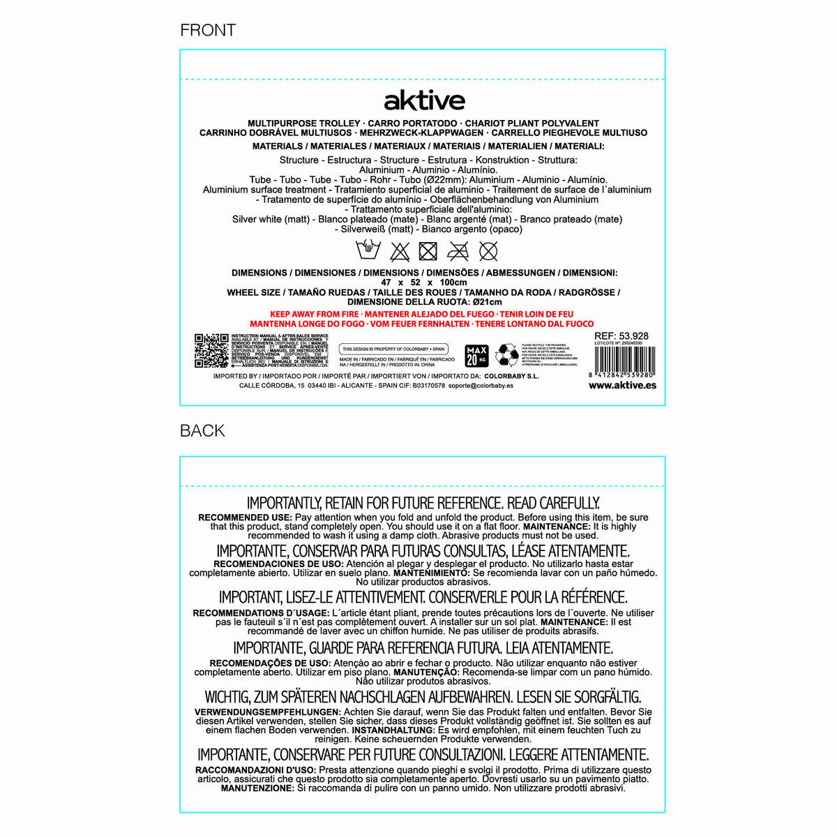 Multi-purpose Cart Aktive Blue