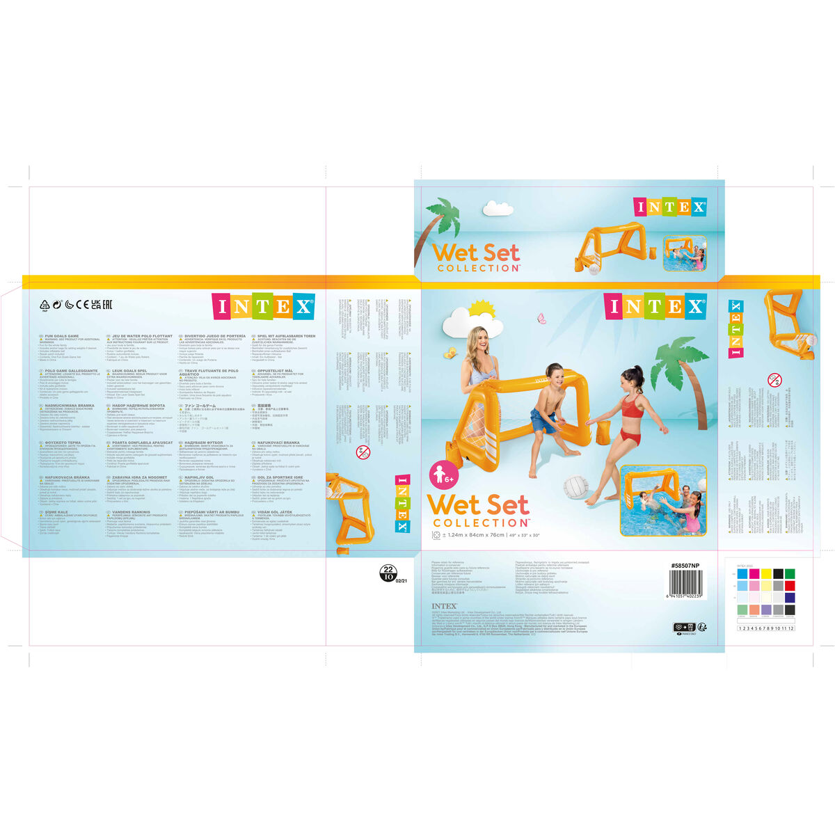 Inflatable Goal Intex Orange