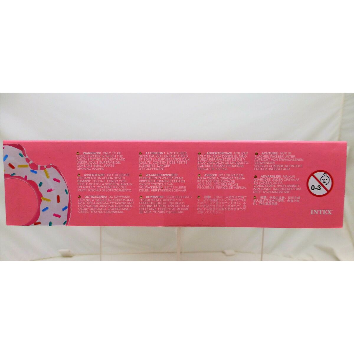 Inflatable Wheel Intex Donut Pink 107 x 99 x 23 cm (12 Units)