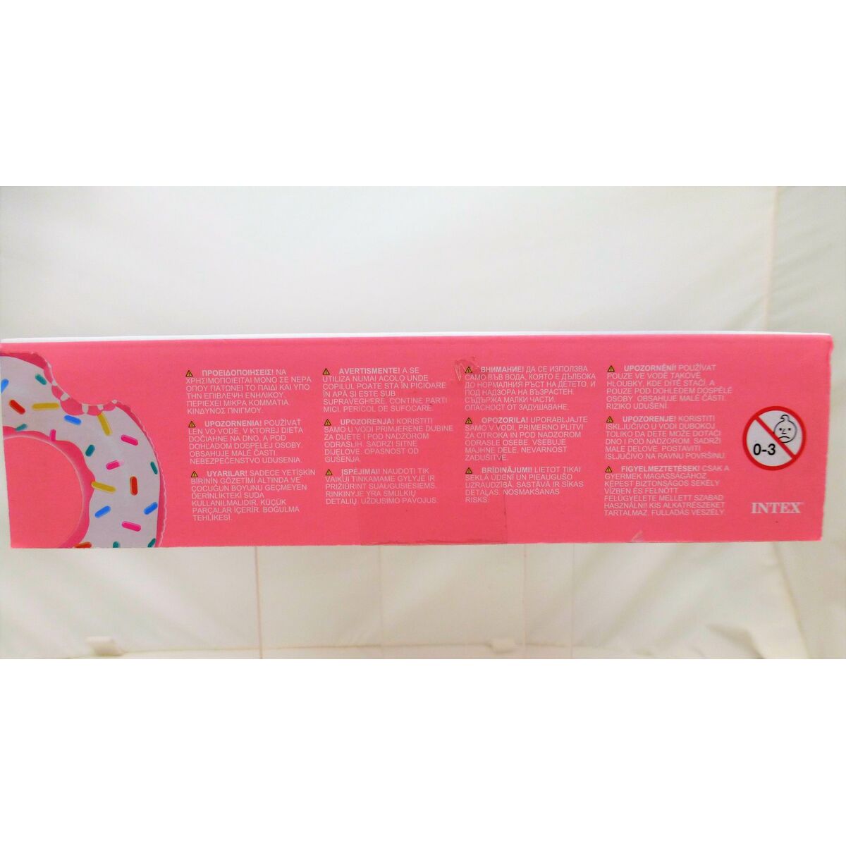Inflatable Wheel Intex Donut Pink 107 x 99 x 23 cm (12 Units)