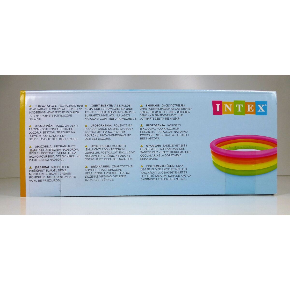 Inflatable Paddling Pool for Children Intex Sunset Rings 780 L 168 x 46 x 168 cm (6 Units)