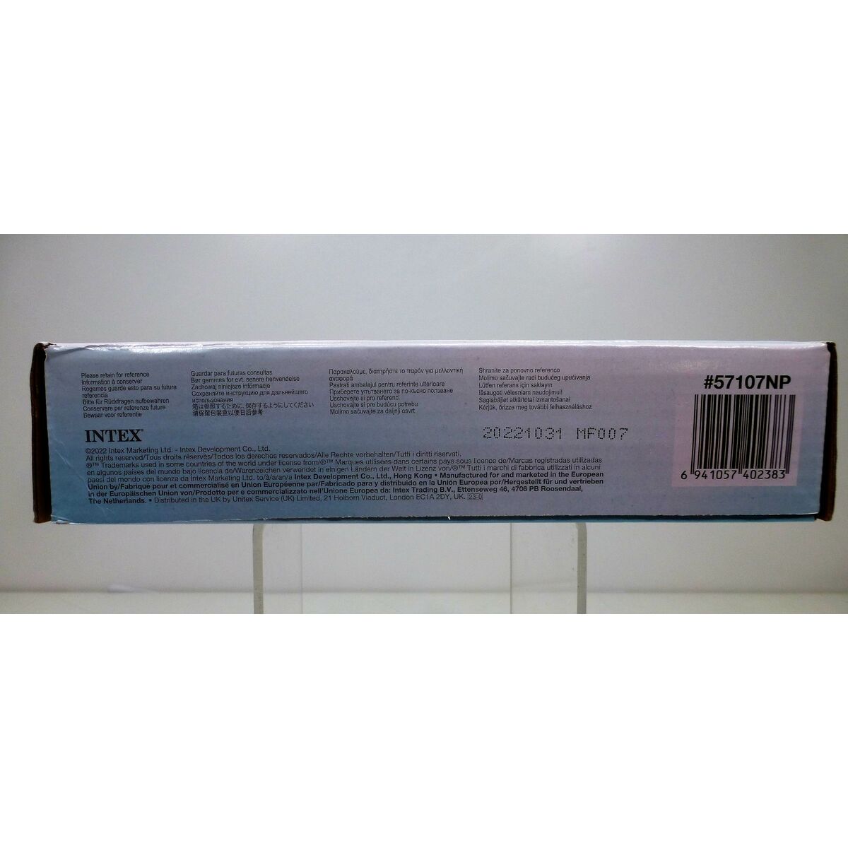 Inflatable Paddling Pool for Children Intex Sunset Glow Rings 28 L 61 x 22 x 61 cm (12 Units)