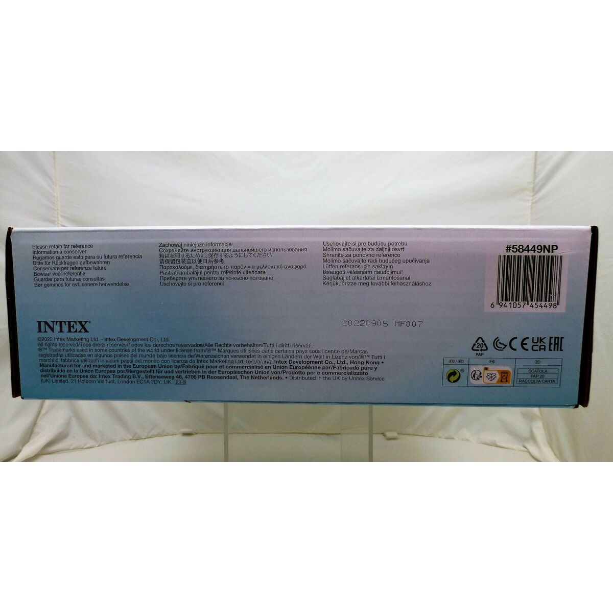 Inflatable Paddling Pool for Children Intex Multicolour Rings 581 L 168 x 38 x 168 cm (6 Units)
