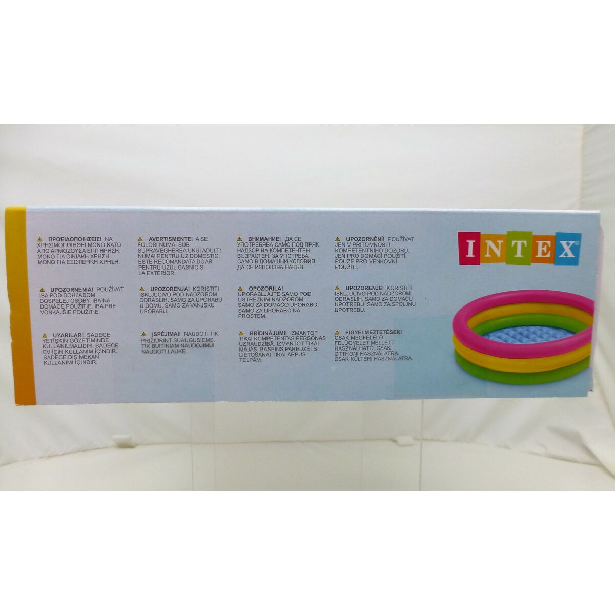 Inflatable Paddling Pool for Children Intex Sunset Rings 68 L 86 x 25 x 86 cm (6 Units)