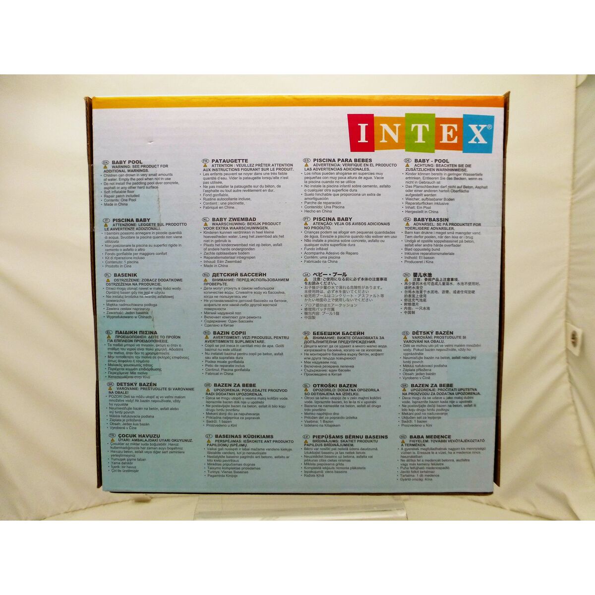 Inflatable Paddling Pool for Children Intex Sunset Rings 68 L 86 x 25 x 86 cm (6 Units)