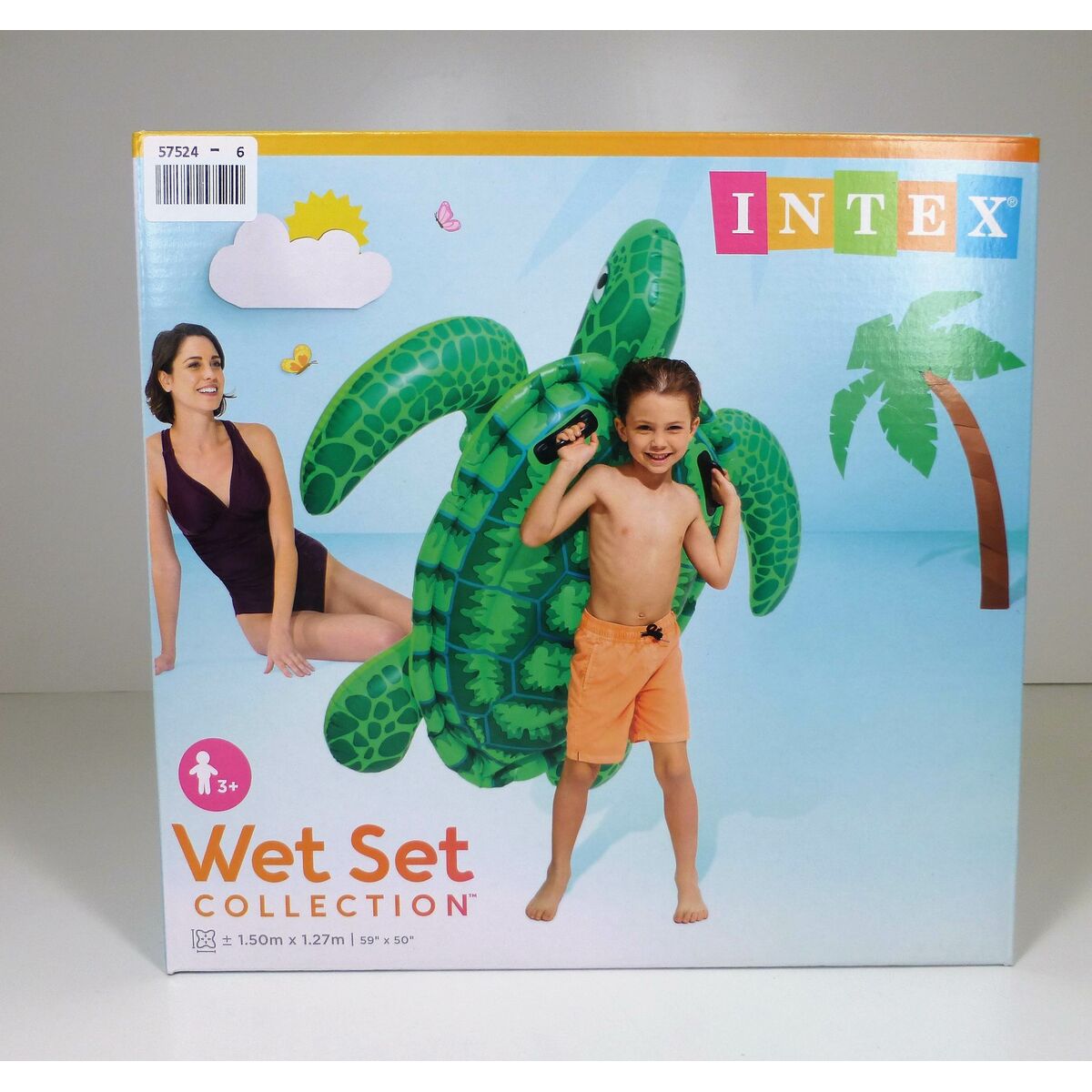 Inflatable pool figure Intex Tortoise 150 x 30 x 127 cm (6 Units)
