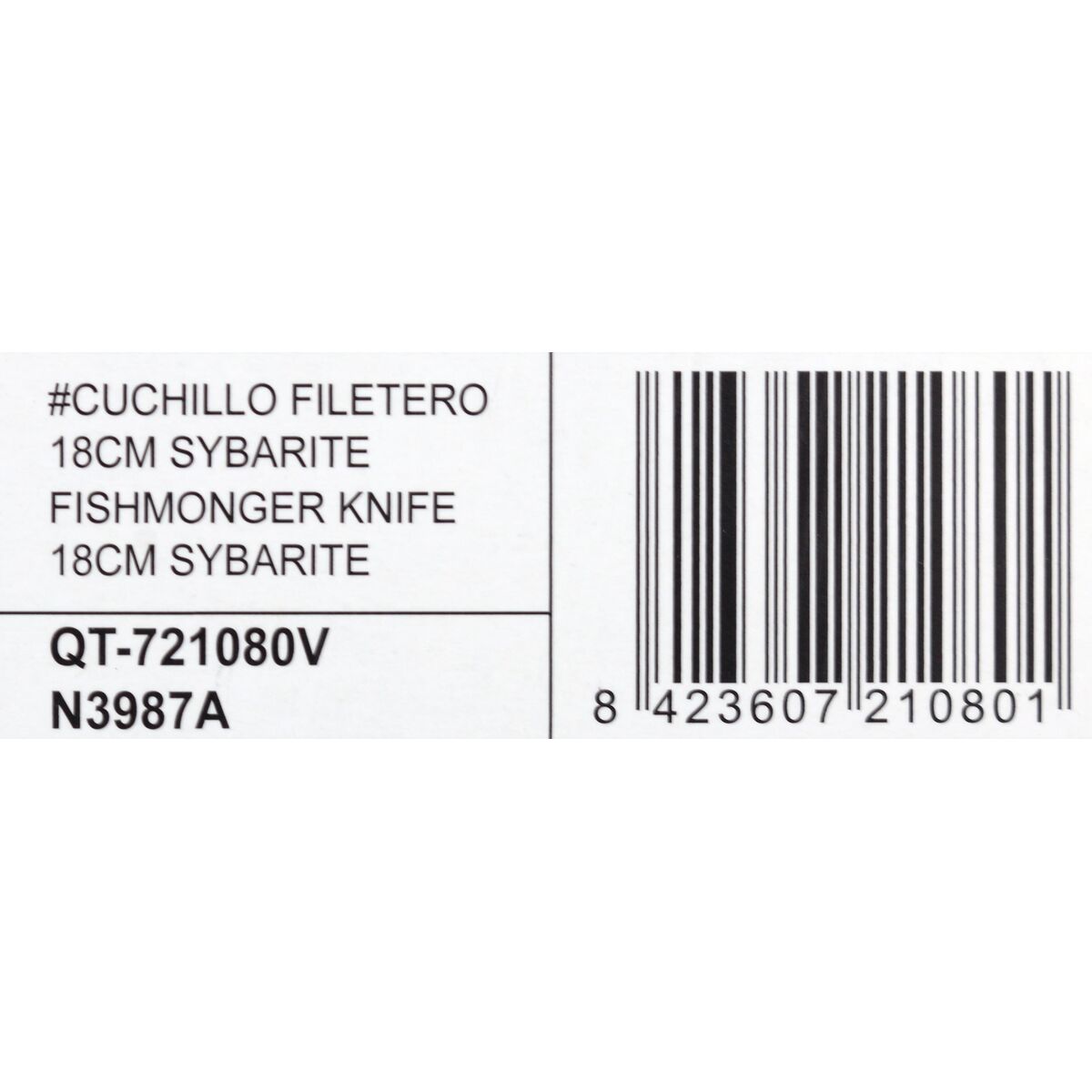Filleting Knife Sybarite Quttin Sybarite (18 cm) 18 cm 1,8 mm (8 Units)