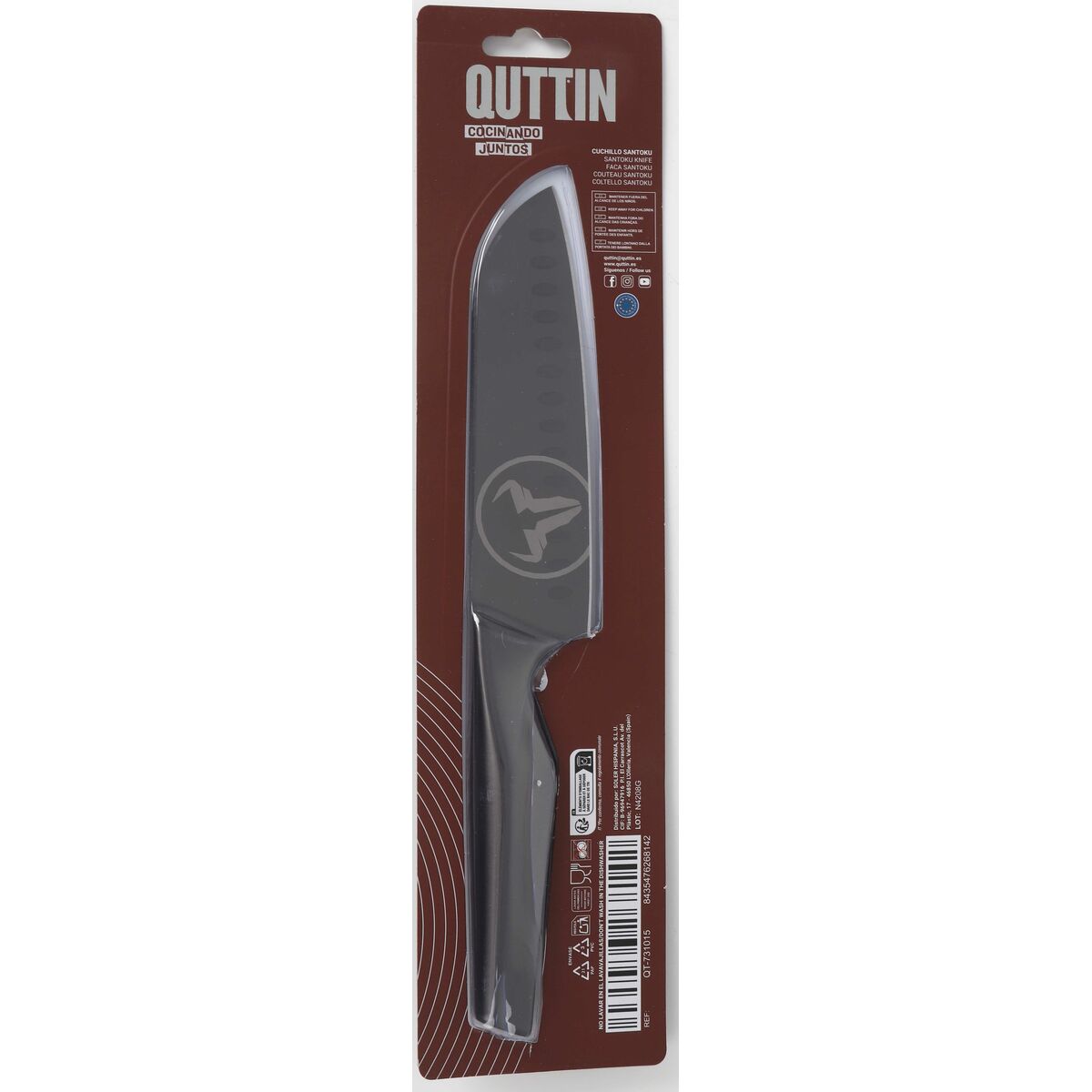 Santoku Knife Quttin Black Edition