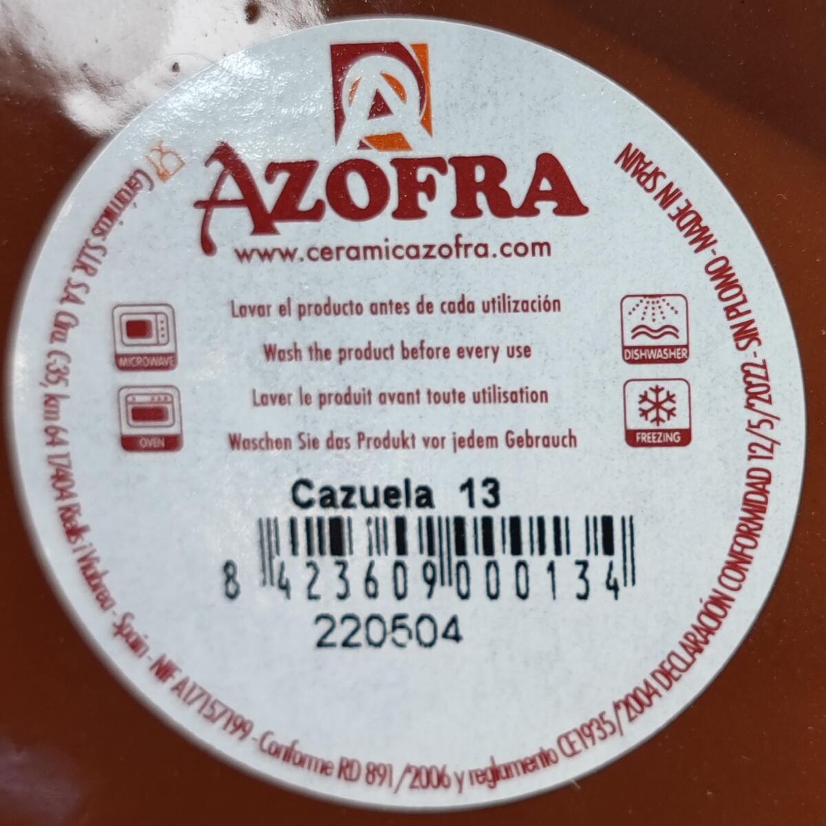 Saucepan Azofra (26 Units)