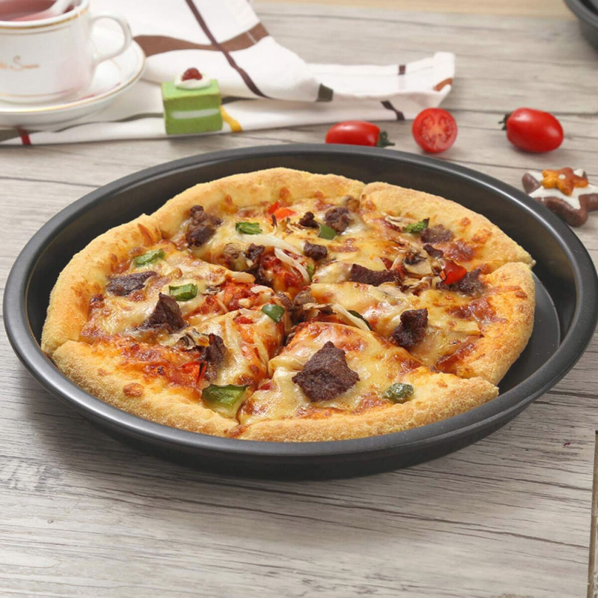 Baking tray Quttin Circular 28 x 5 cm (12 Units)