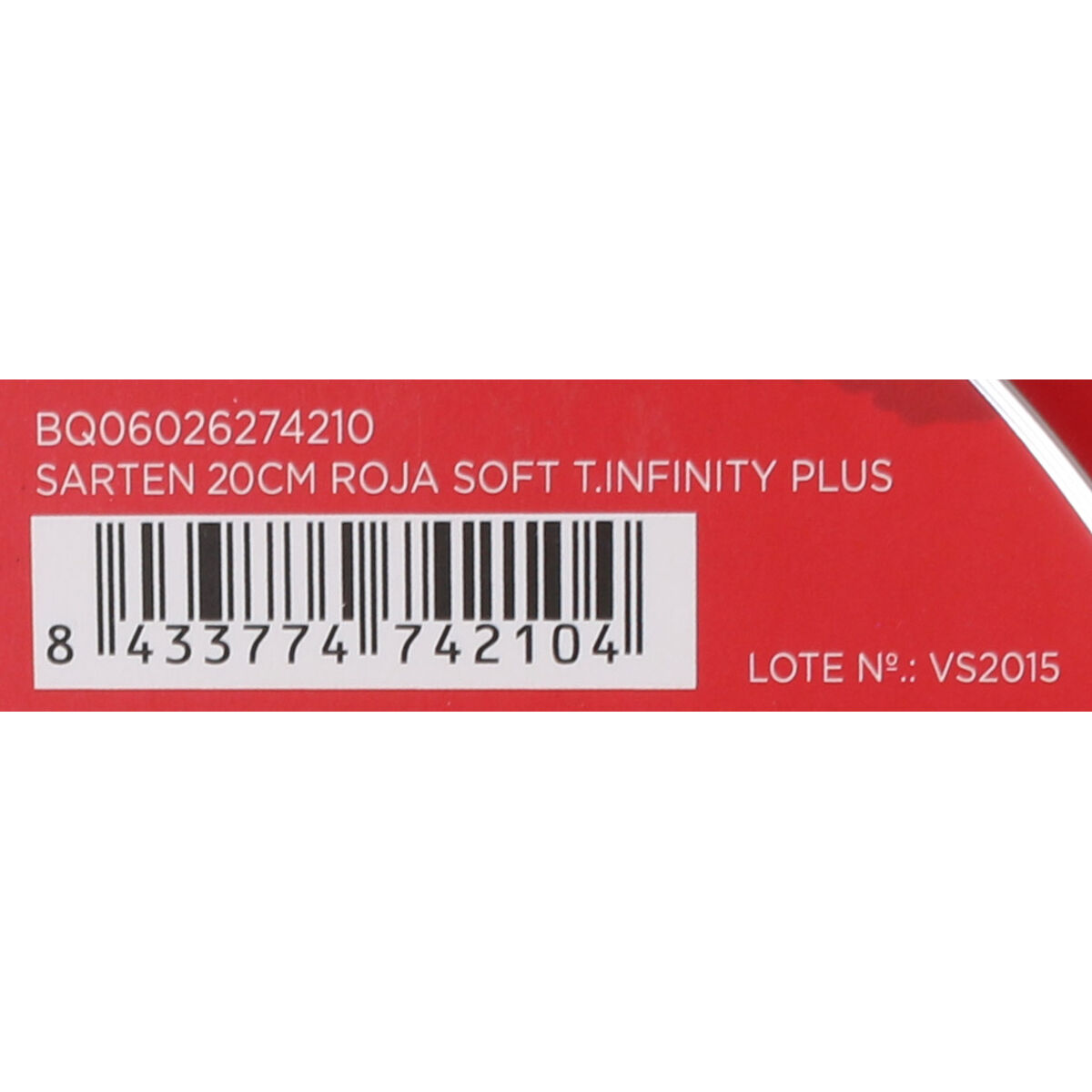 Pan Quttin Infinity Red 20,3 x 36 cm (6 Units)
