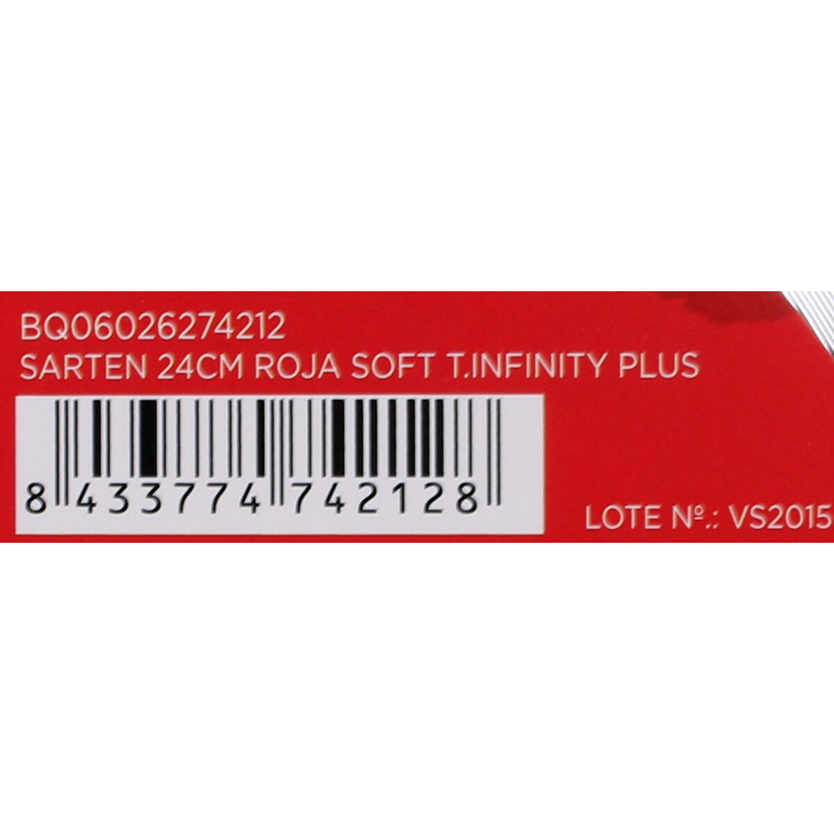 Pan Quttin Infinity Red 24,3 x 43 x 5 cm (6 Units)