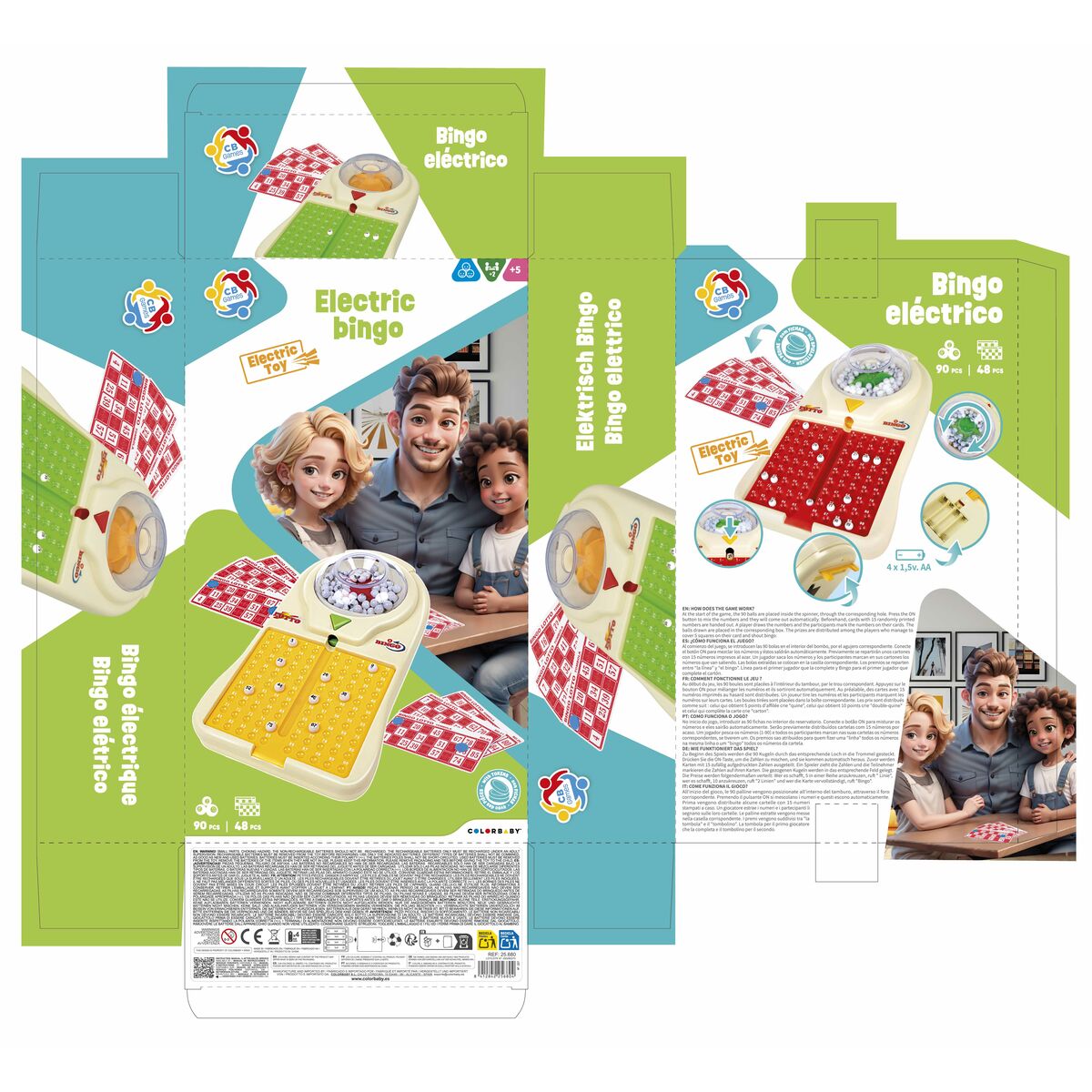 Automatic Bingo CB Games   Cardboard Plastic (6 Units)