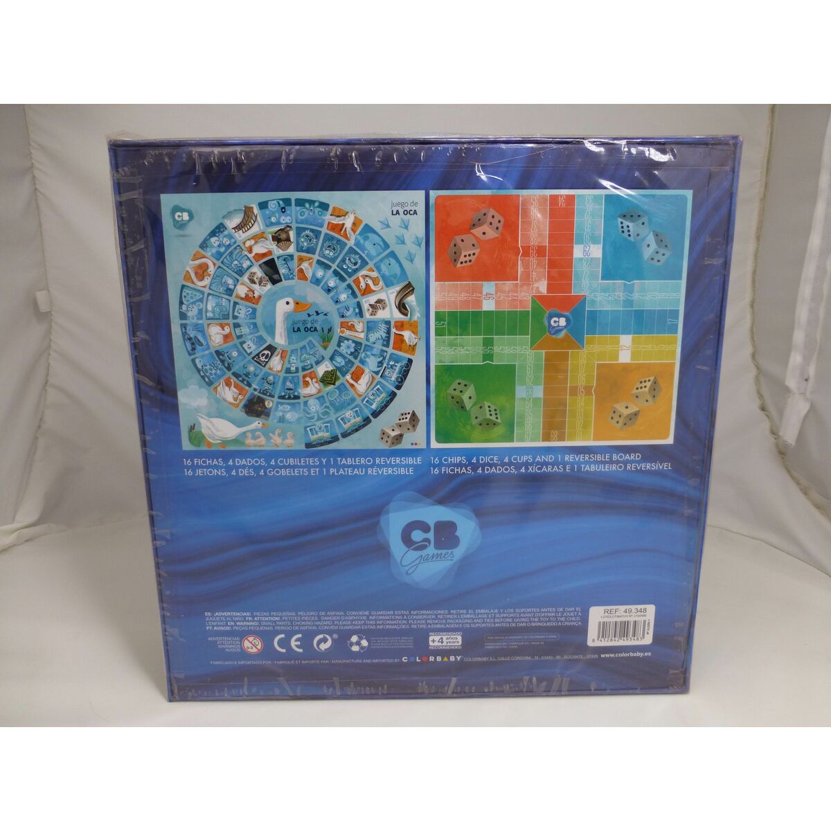 Parchís and Oca Board CB Games 25 x 1 x 25 cm (25 Pieces) (6 Units)