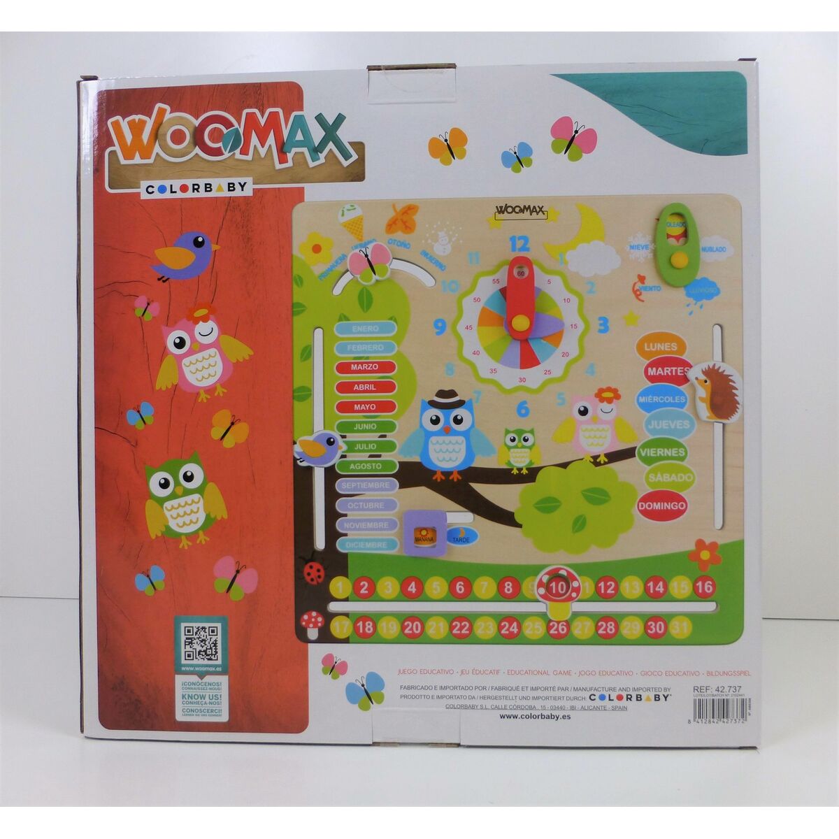 Educational Game Woomax Owls 30 x 3 x 30 cm (6 Units)