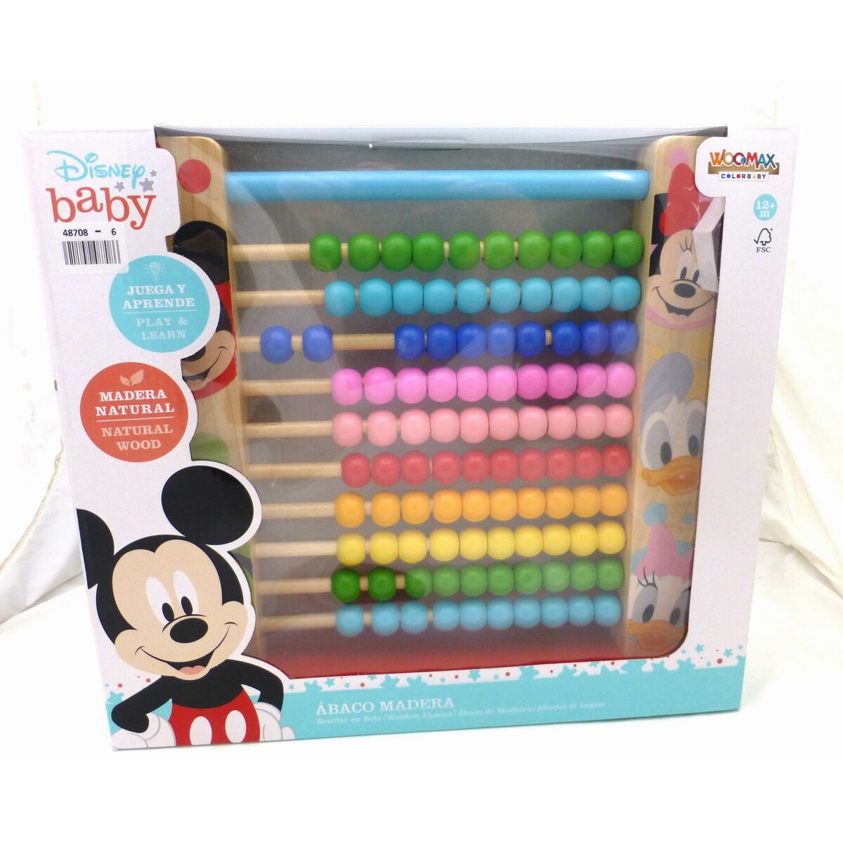 Wooden Abacus Disney + 12 Months (6 Units)