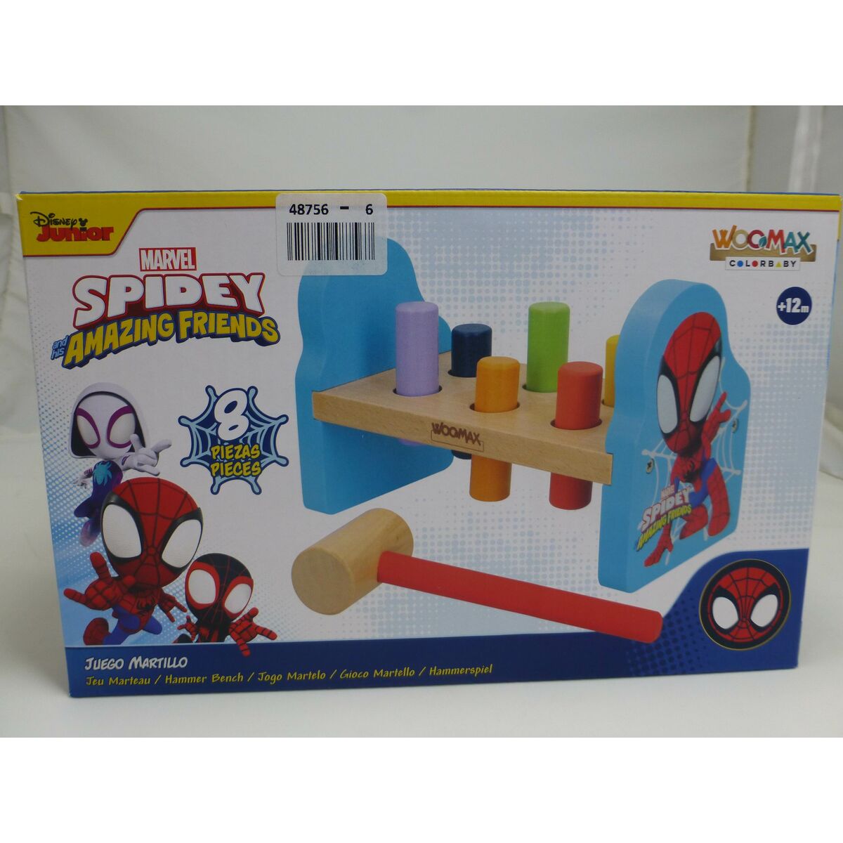 Skills game Spidey 8 Pieces 21,5 x 14 x 10,5 cm (6 Units)