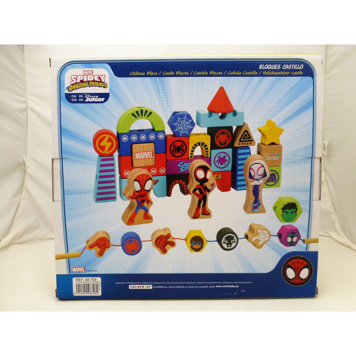 Construction set Spidey 33 Pieces (6 Units)