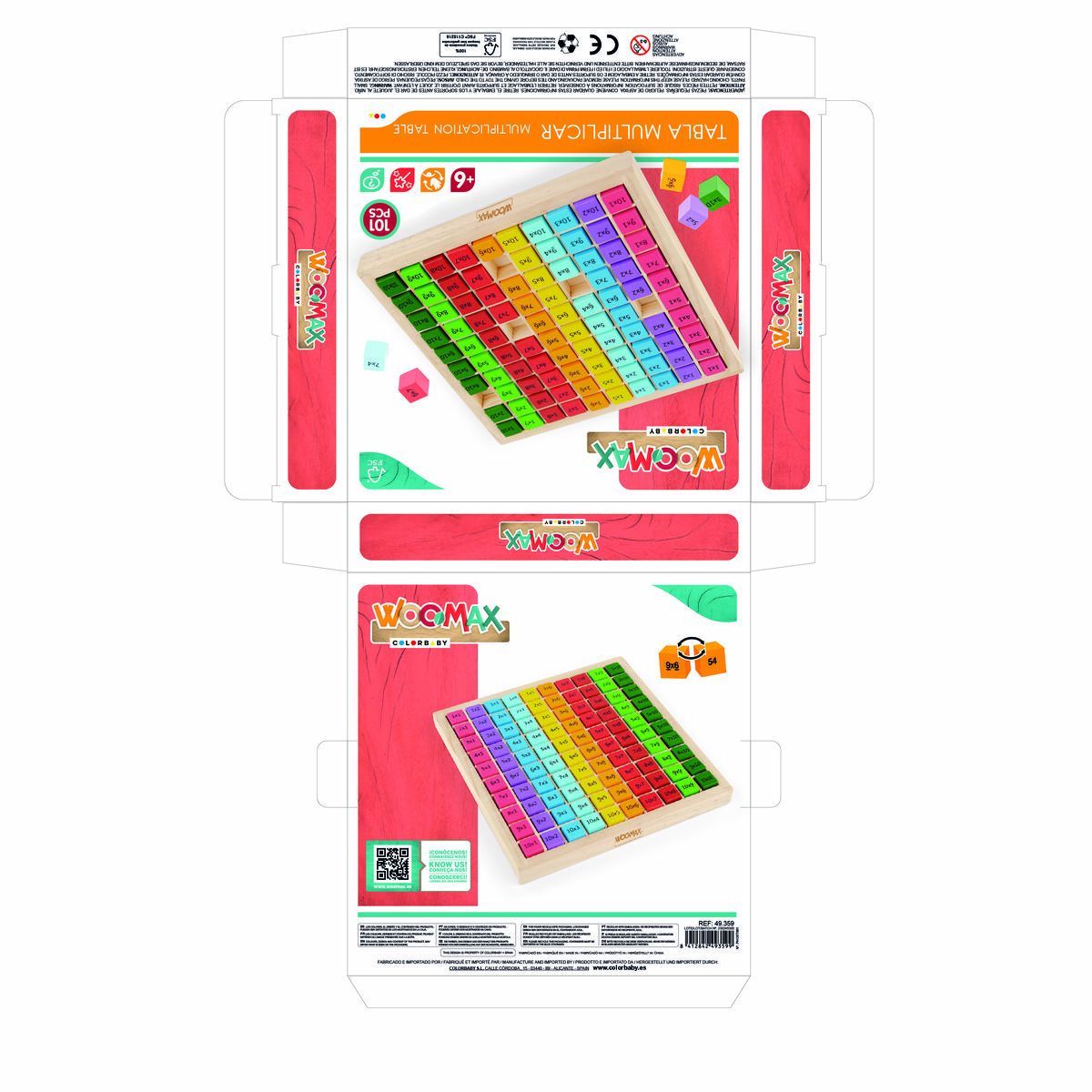 Skills game Woomax 101 Pieces 19 x 2 x 19 cm (6 Units)