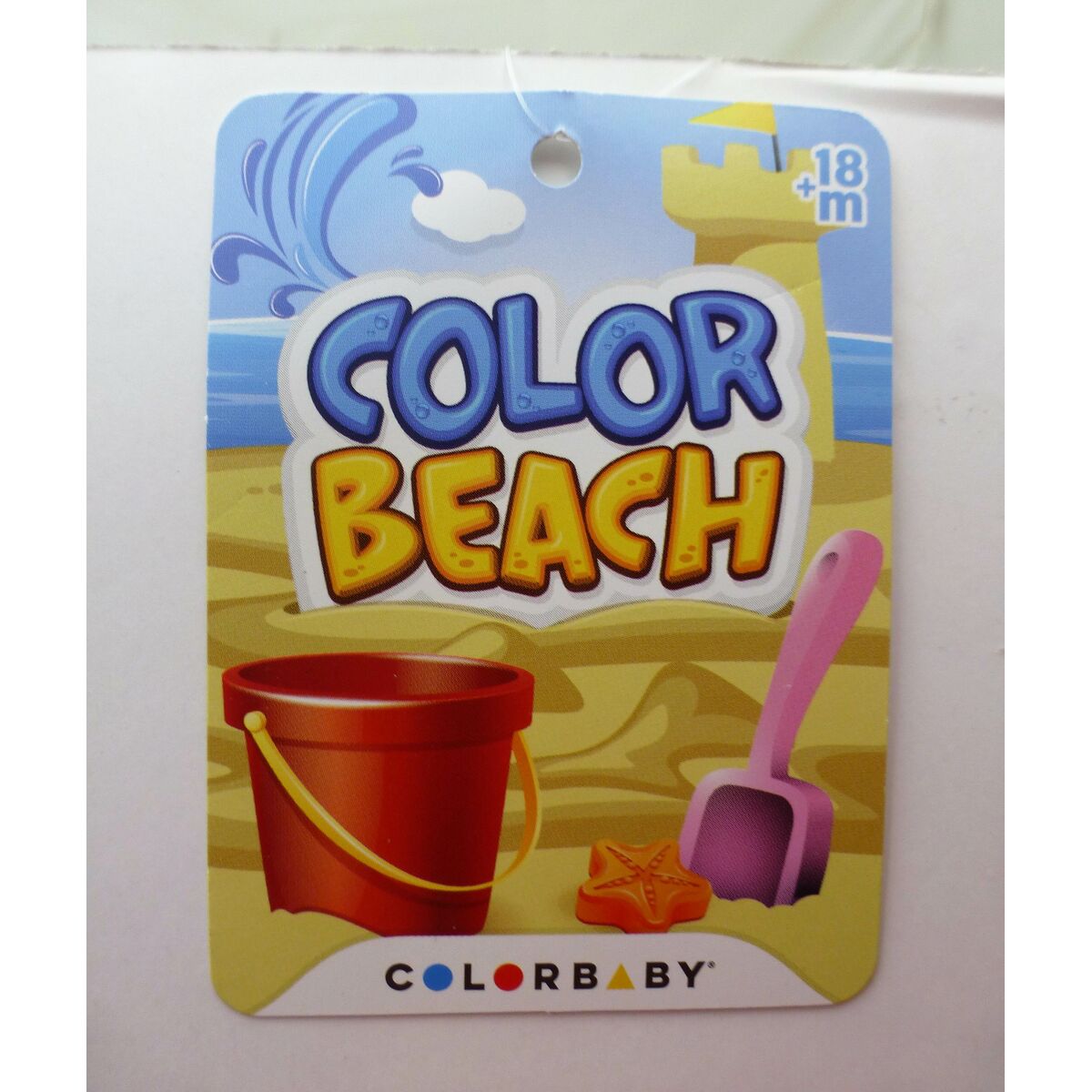 Beach toys set Colorbaby 3 Pieces 58 cm (12 Units)