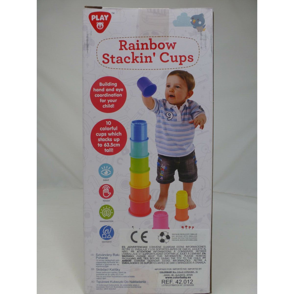 Skill Game for Babies PlayGo 10 Pieces 7 x 27 x 7 cm (6 Units)