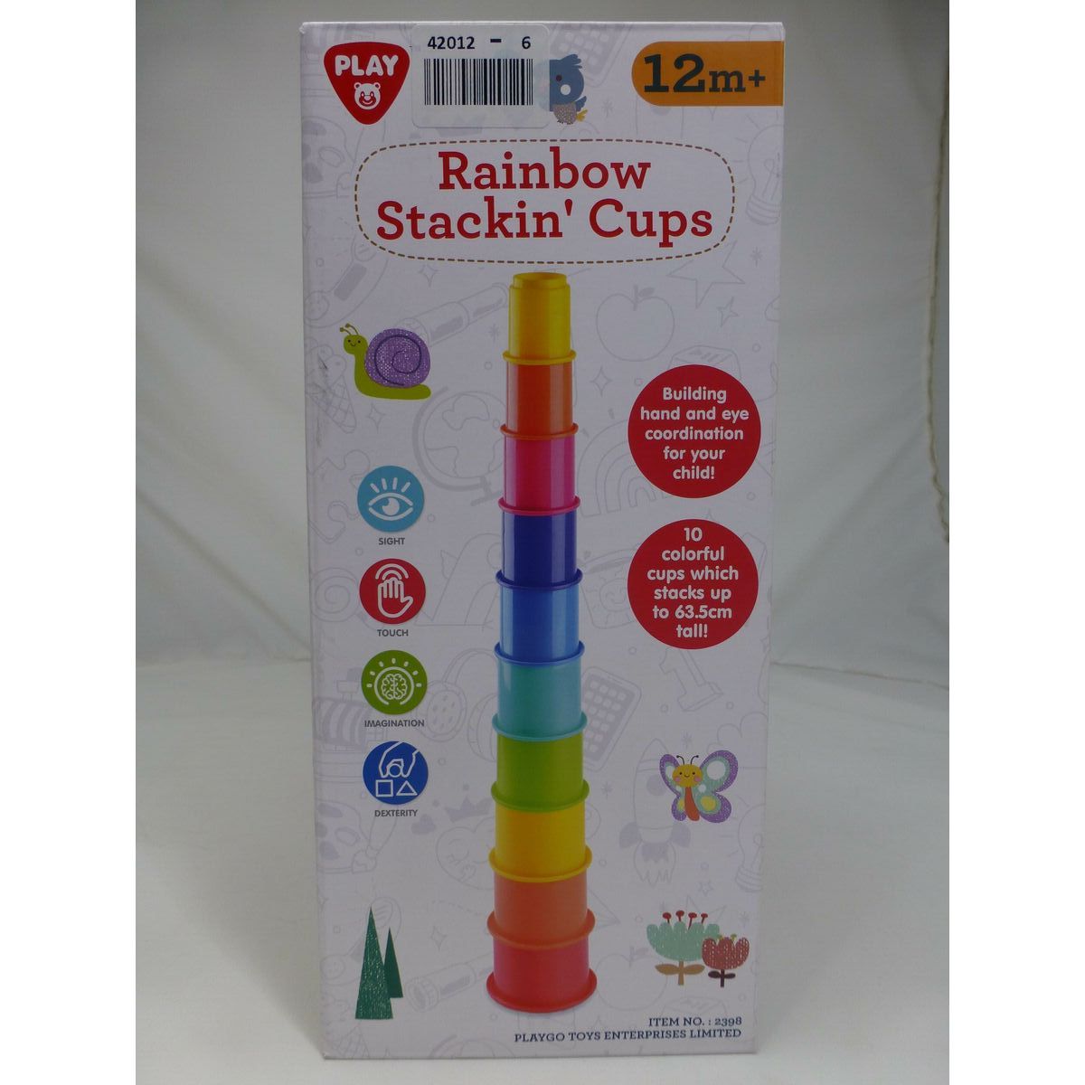 Skill Game for Babies PlayGo 10 Pieces 7 x 27 x 7 cm (6 Units)
