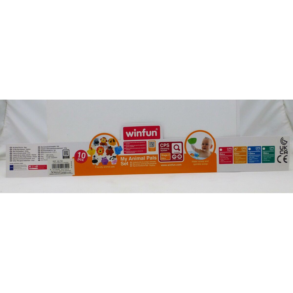 Set of Farm Animals Winfun Plastic 10 Pieces 6 x 5,5 x 5 cm (6 Units)