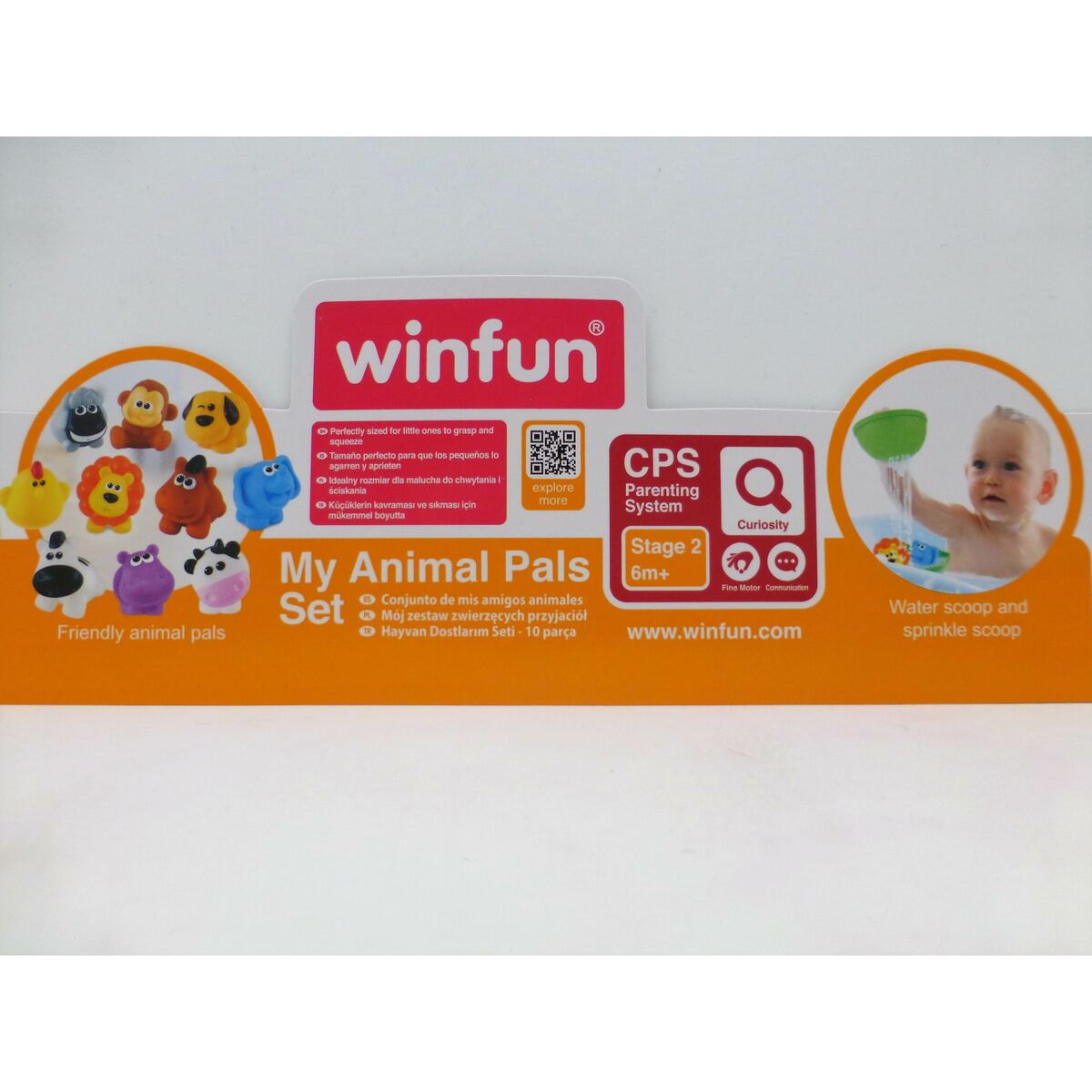 Set of Farm Animals Winfun Plastic 10 Pieces 6 x 5,5 x 5 cm (6 Units)