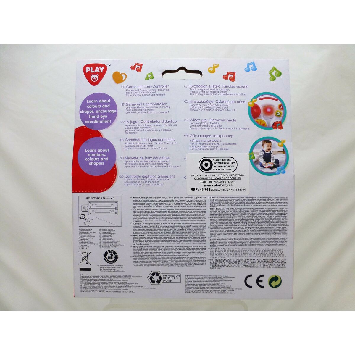 Toy controller PlayGo Blue 14,5 x 10,5 x 5,5 cm (6 Units)