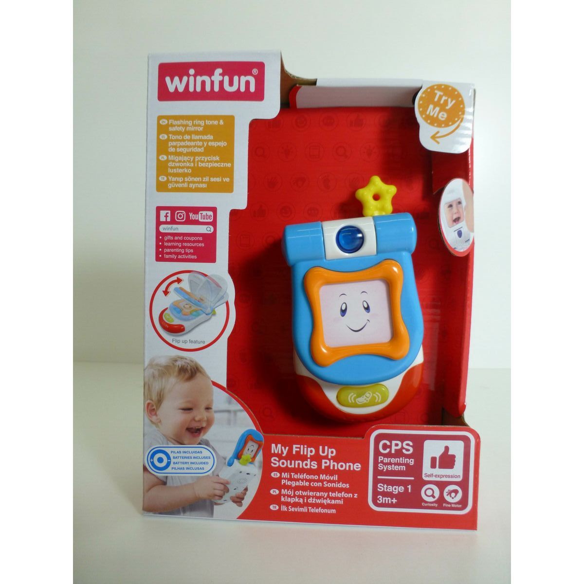 Toy telephone Winfun 7 x 13,5 x 4,1 cm (6 Units)