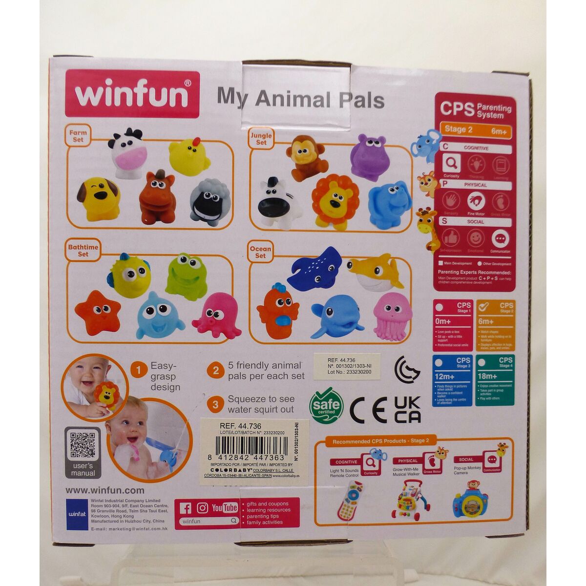 Set of Farm Animals Winfun 7 x 6,5 x 4 cm (12 Units)