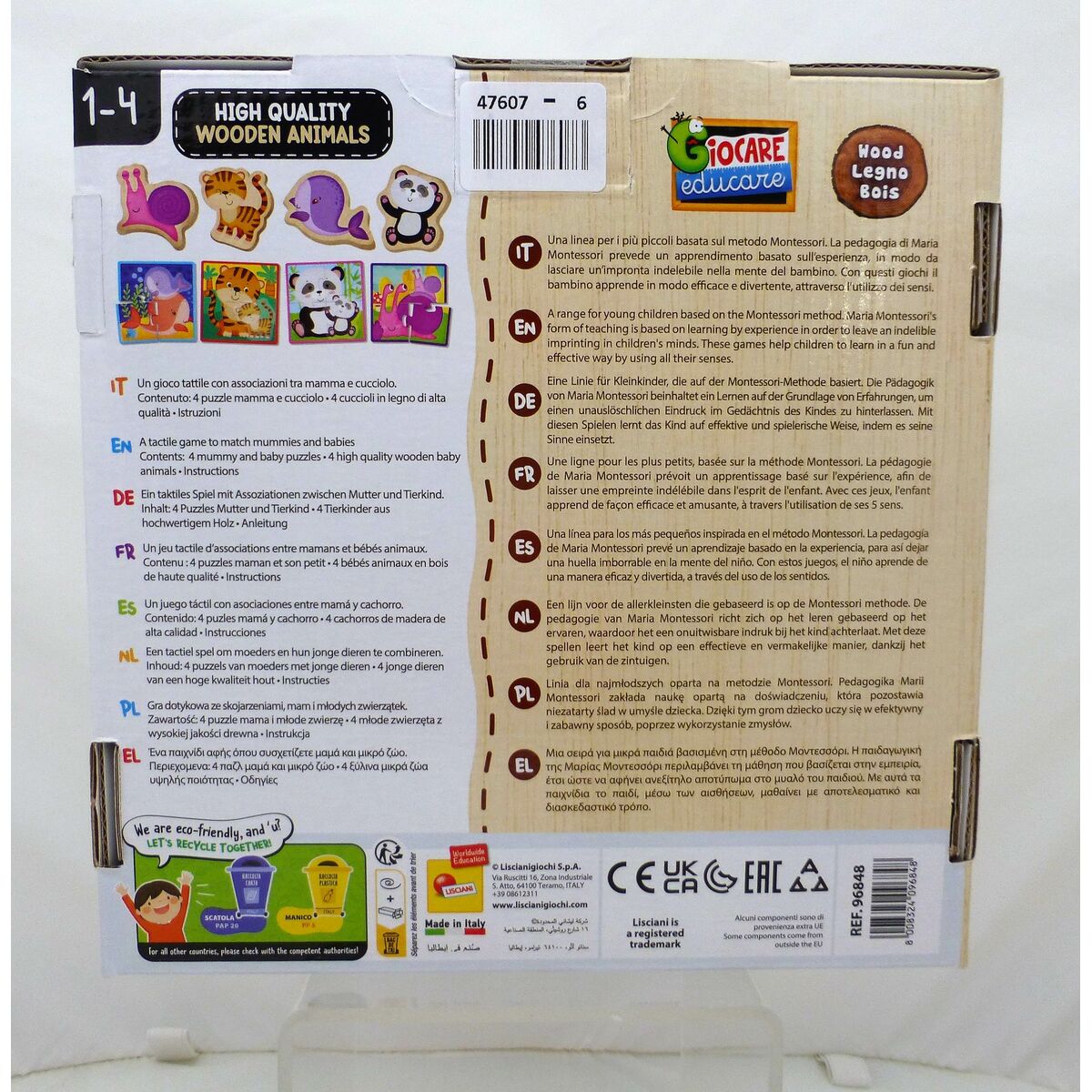 Child’s Puzzle Lisciani animals 16 Pieces 16 x 1 x 16 cm (6 Units)