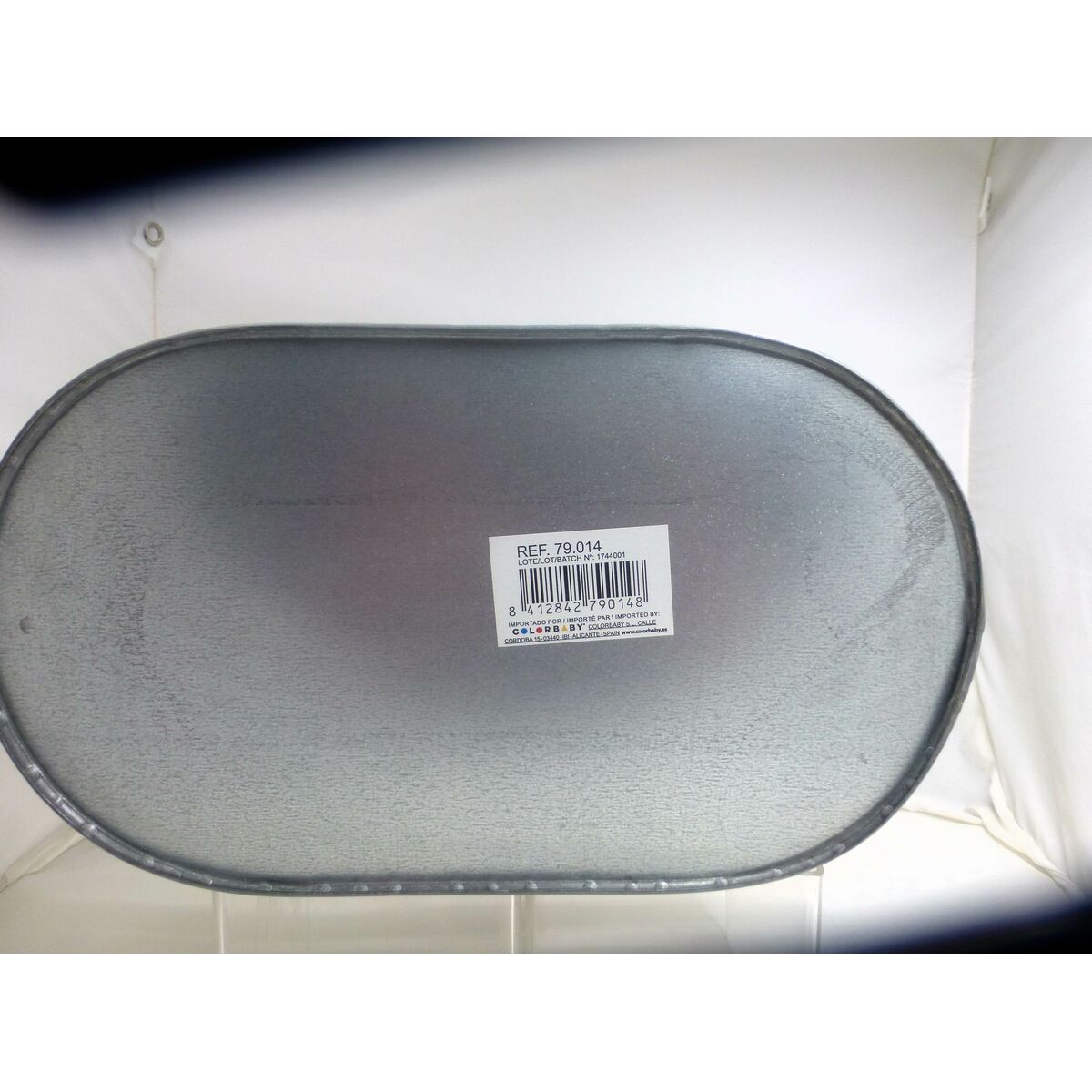 Decorative basket Aktive 35,5 x 16 x 19,5 cm Bottle rack (6 Units)