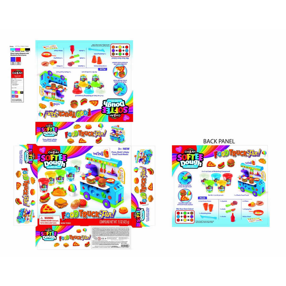Modelling Clay Game Softee Food Truck (3 Units)