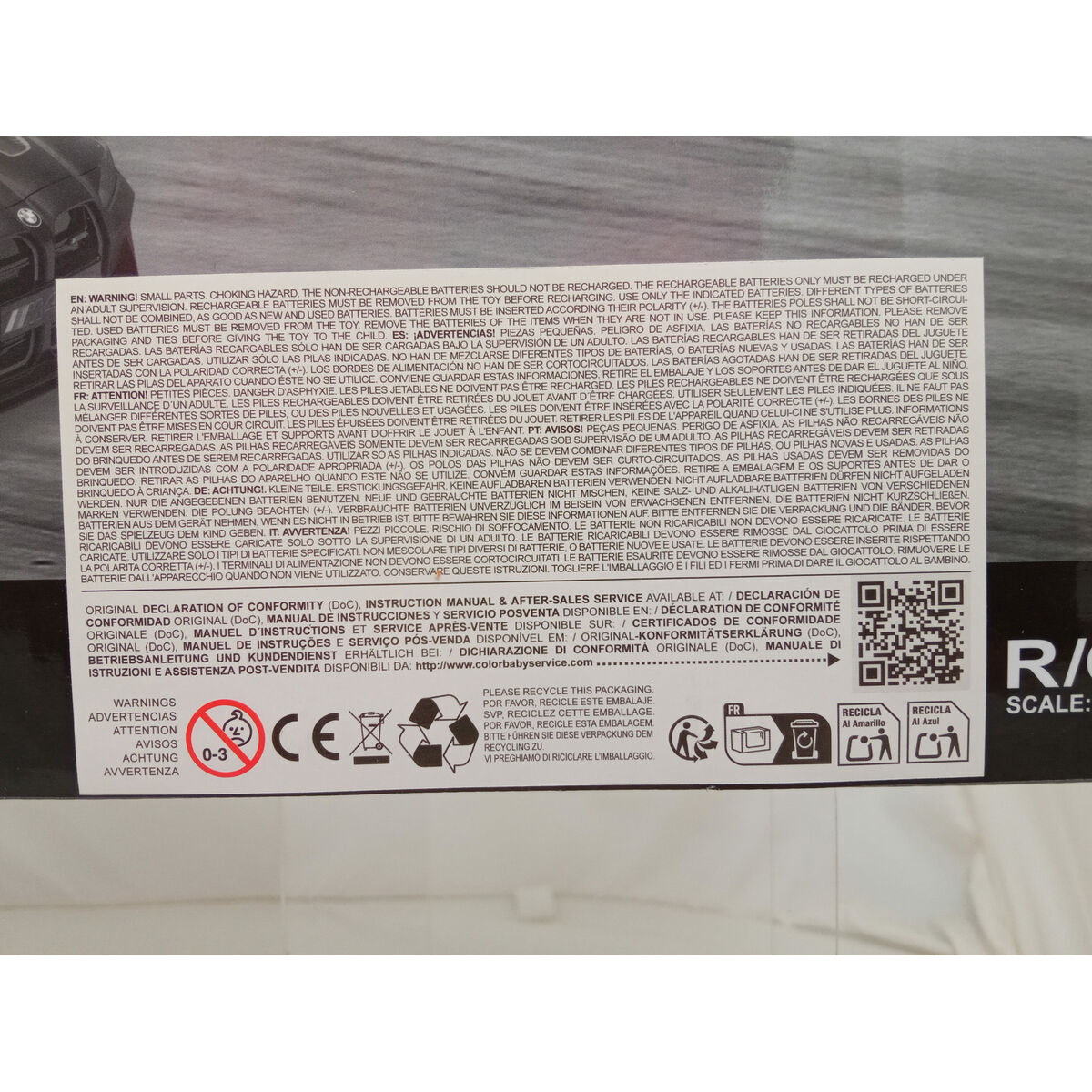 Remote-Controlled Car BMW M4 CSL 1:16 (2 Units)