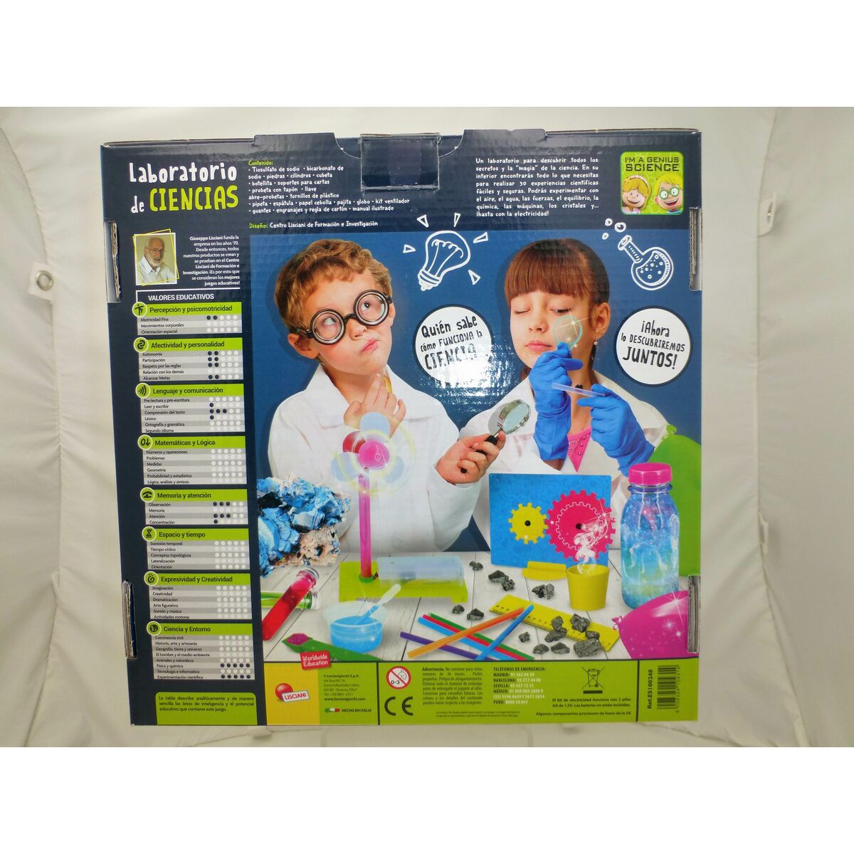 Science Game Lisciani Laboratorio ES (6 Units)