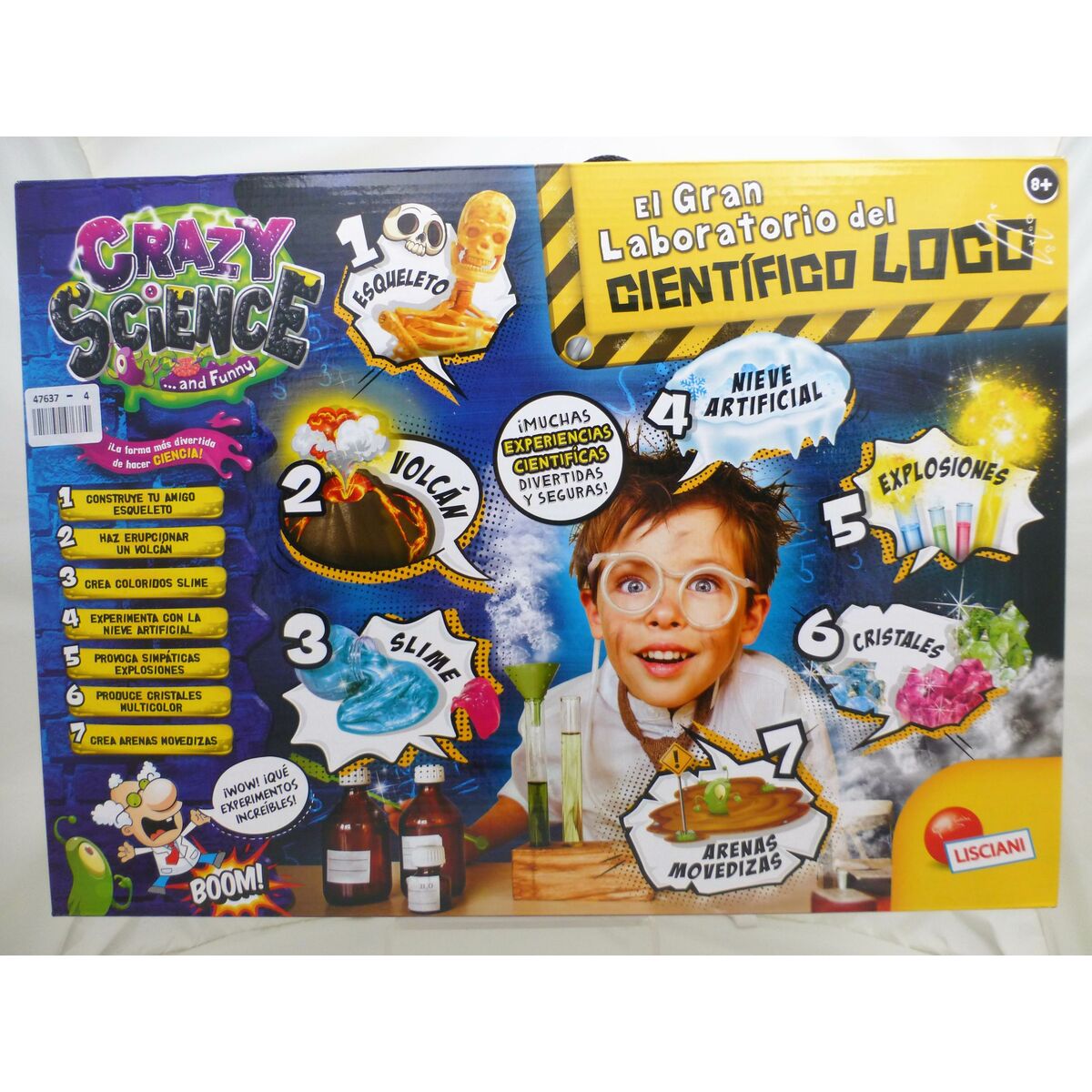 Science Game Lisciani El gran laboratorio del científico loco ES (4 Units)