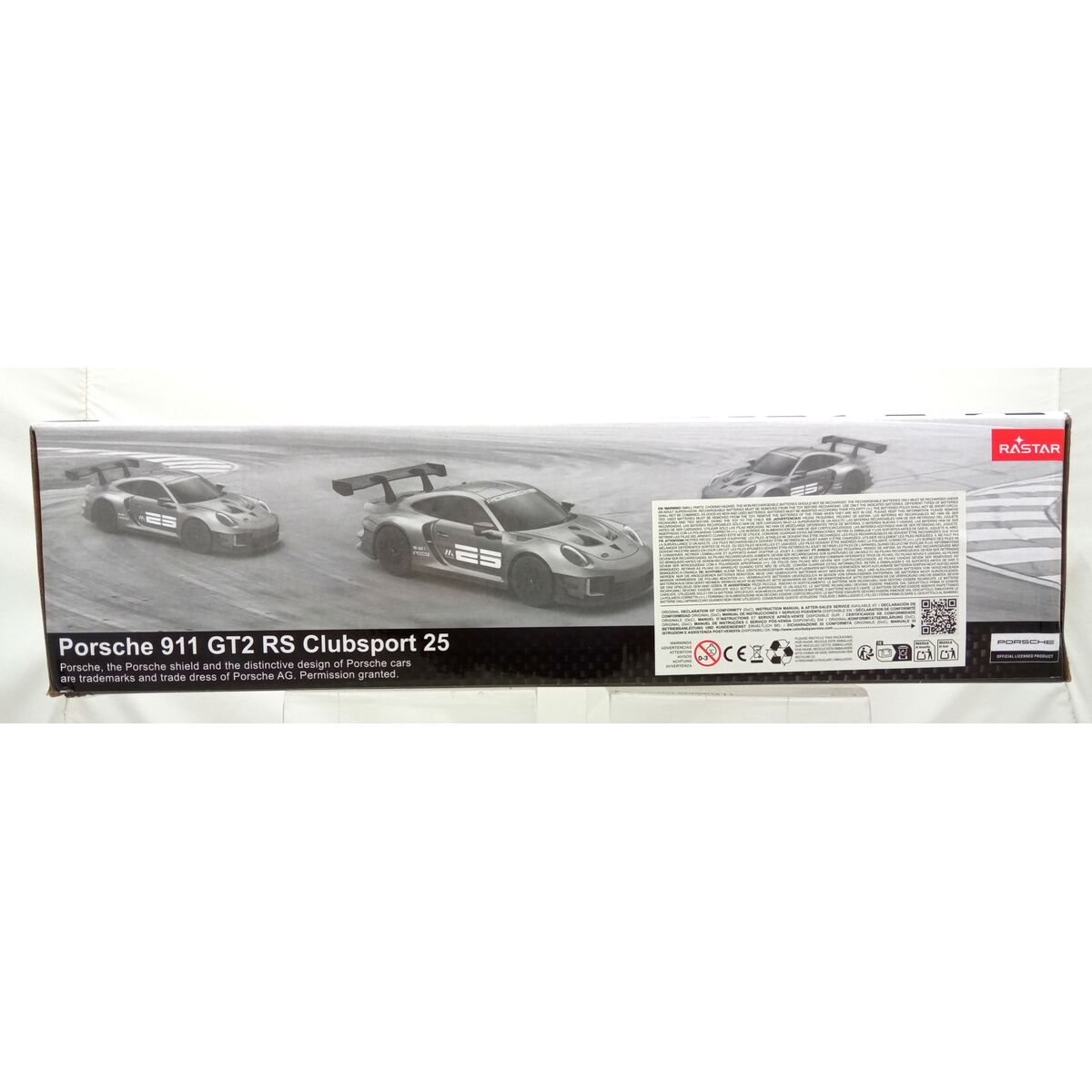 Remote-Controlled Car Porsche GT2 RS Clubsport 25 1:24 (4 Units)