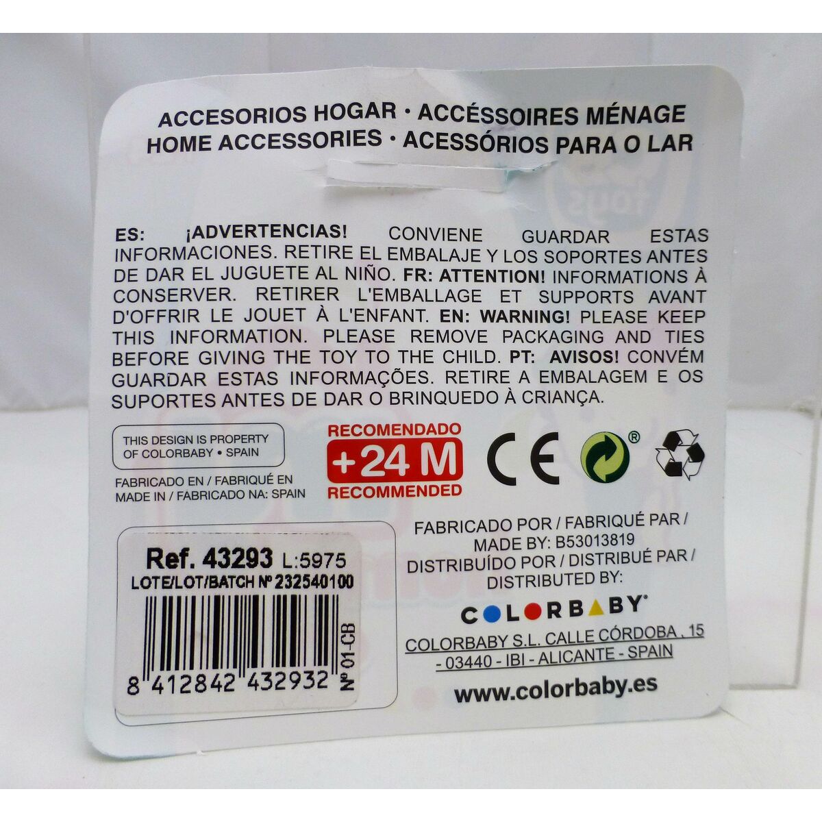 Toy Food Set Colorbaby 21 Pieces (10 Units)