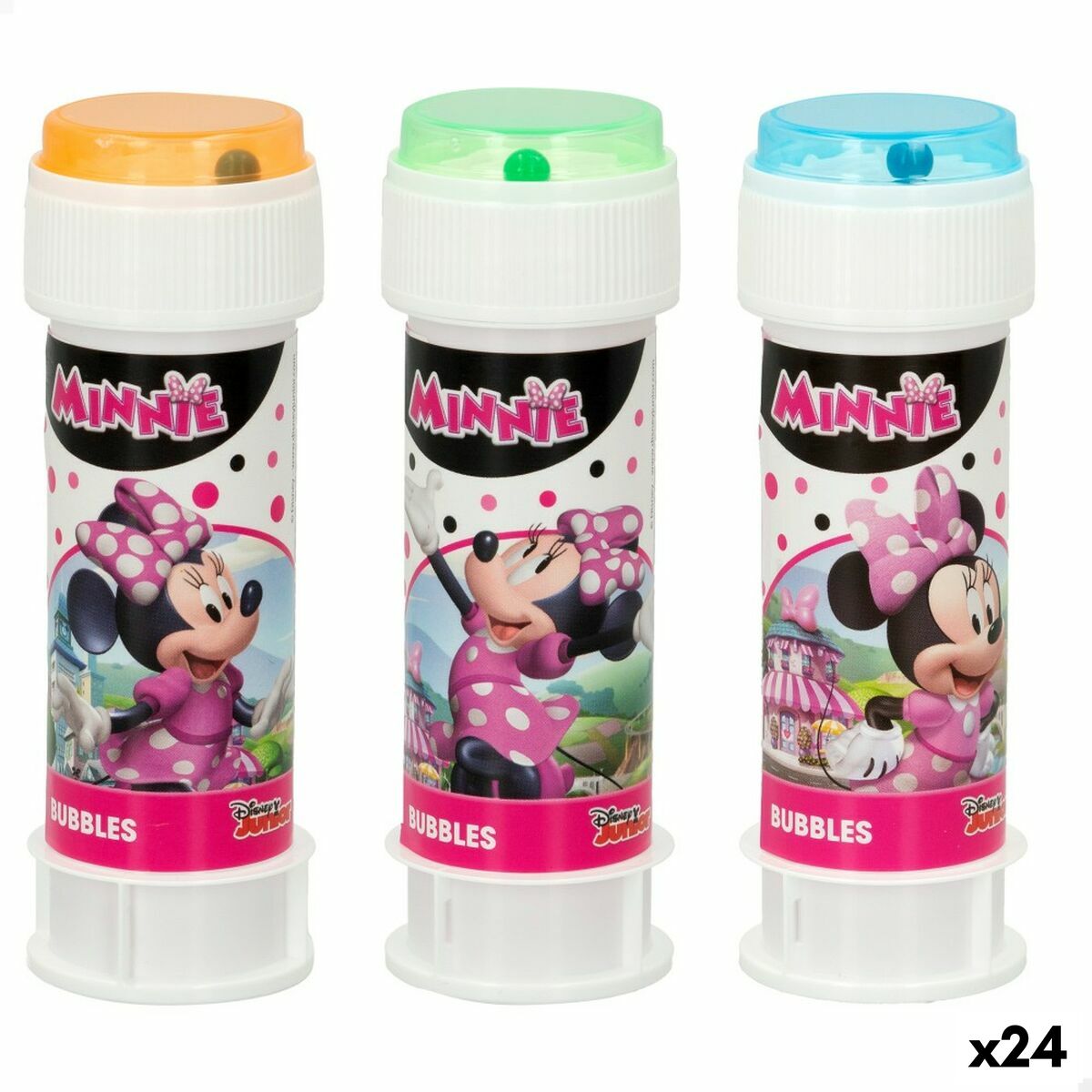 Bubble Blowing Game Minnie Mouse 3,8 x 11,5 x 3,8 cm (24 Units) Bubble Blowing Game Minnie Mouse 3,8 x 11,5 x 3,8 cm (24 Units)