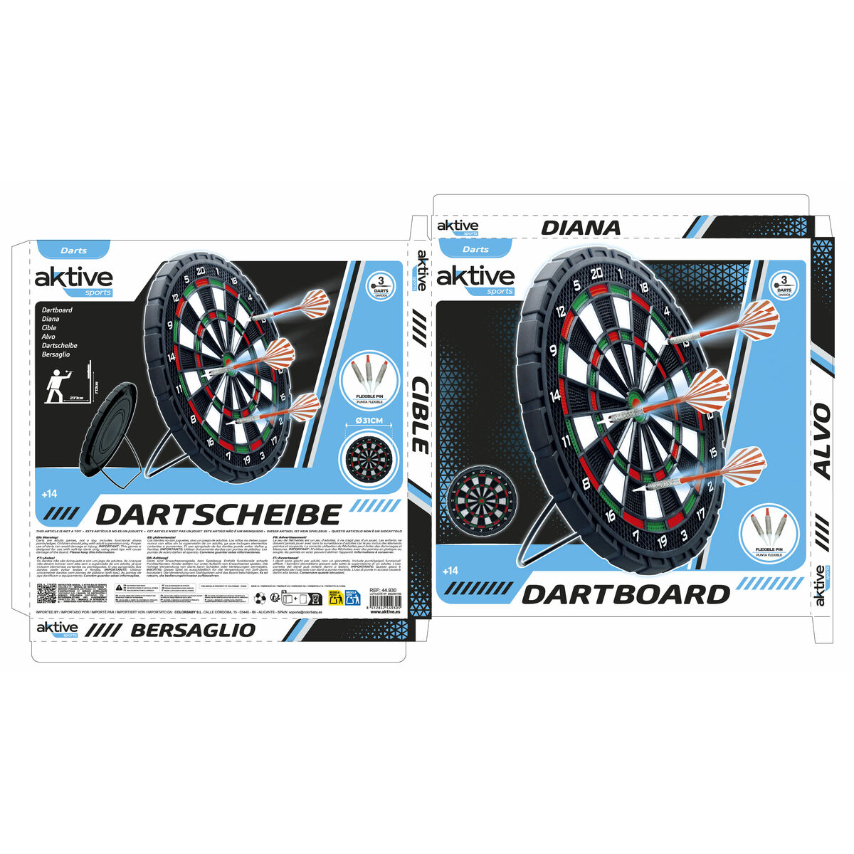 Target Colorbaby Ø 31 cm (6 Units)