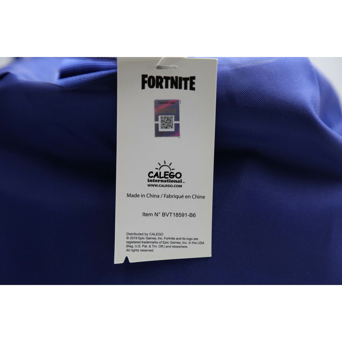 Sports bag Fortnite Blue 54 x 27 x 27 cm (6 Units)