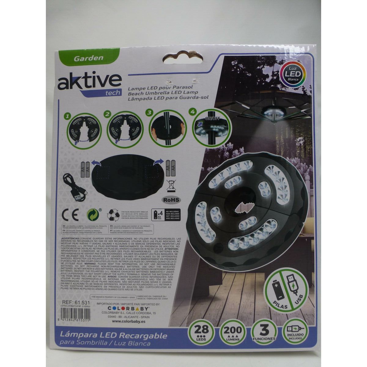 LED Lamp for Sunshade Aktive 6 Units