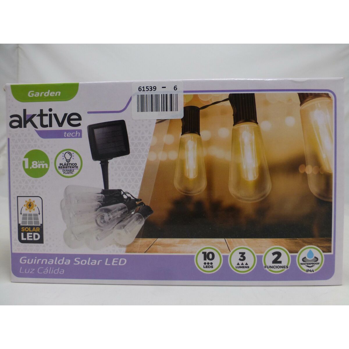 Wreath of LED Lights Aktive LED 200 x 11 x 4 cm (6 Units)