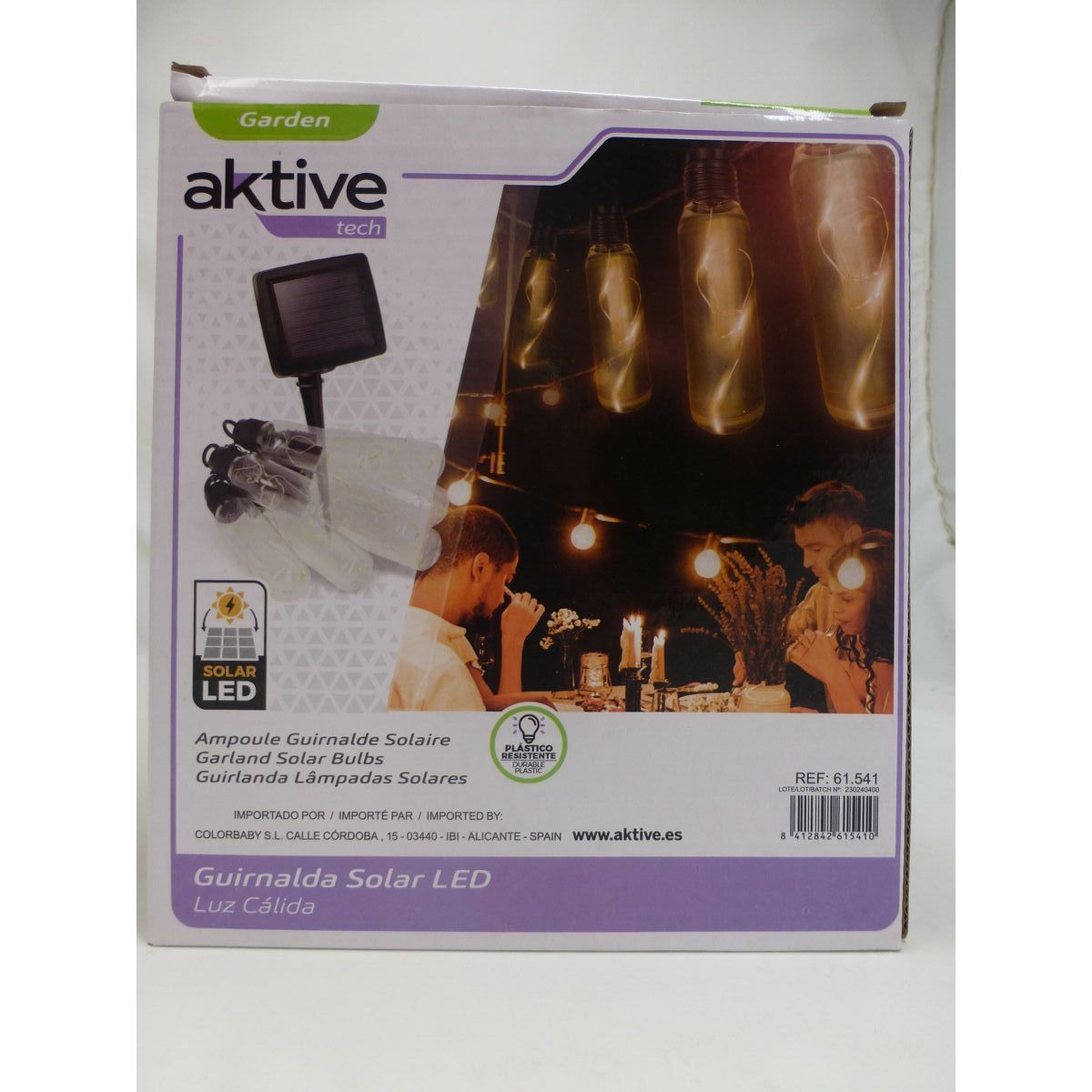 Wreath of LED Lights Aktive LED 180 x 17,5 x 4 cm (6 Units)