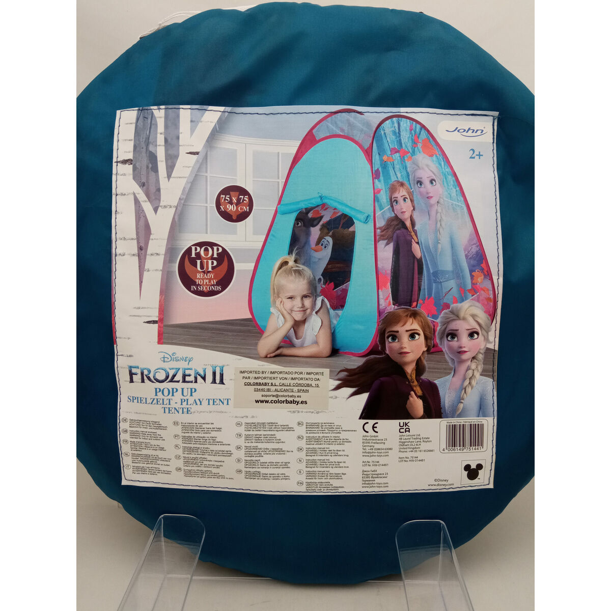 Tent Frozen Pop-Up 75 x 90 x 75 cm 12 Units