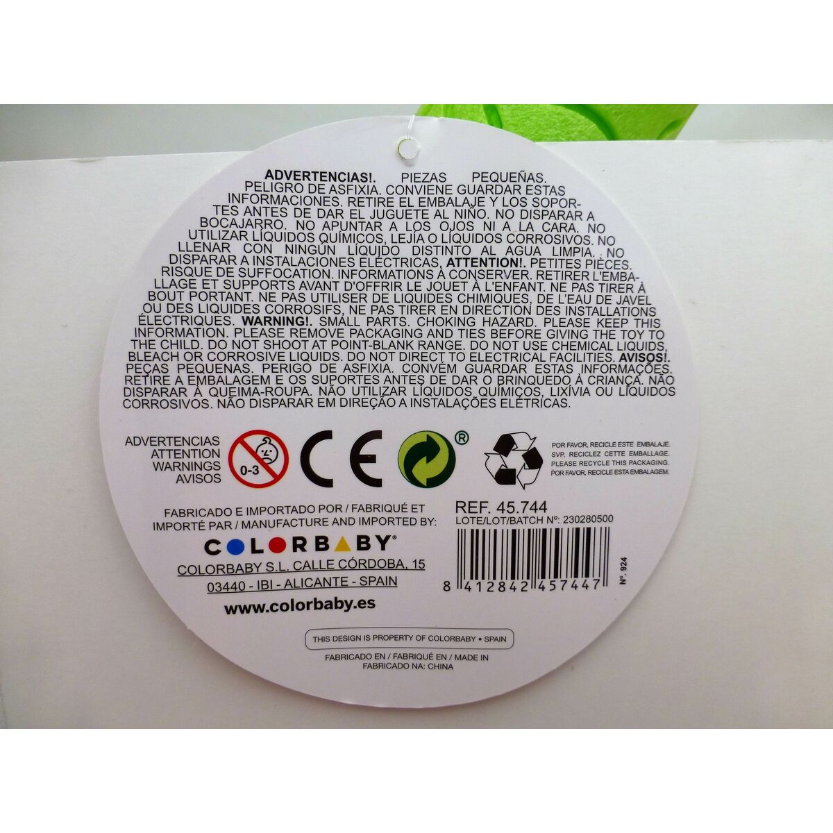 Water cannon Colorbaby 46 x 5 x 5 cm (24 Units)