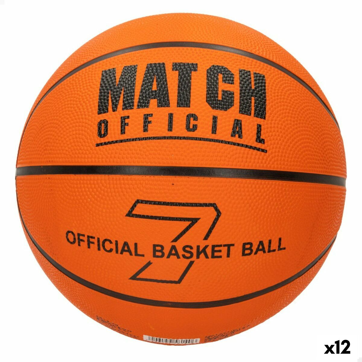 Basketball Ball John Toys Match 7 Ø 24 cm (12 Units) Basketball Ball John Toys Match 7 Ø 24 cm (12 Units)