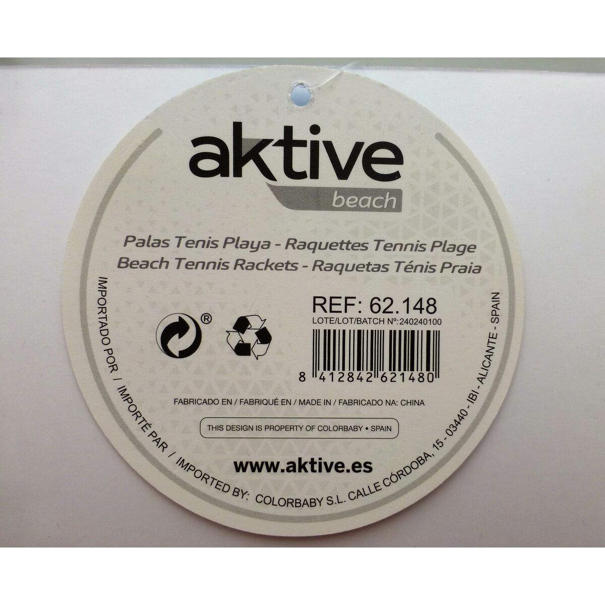 Beach Spades with Ball Aktive 20,5 x 39,5 cm (24 Units)