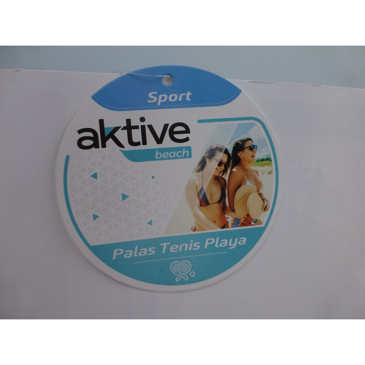 Beach Spades with Ball Aktive Neon Wood 20 x 40 cm (12 Units)